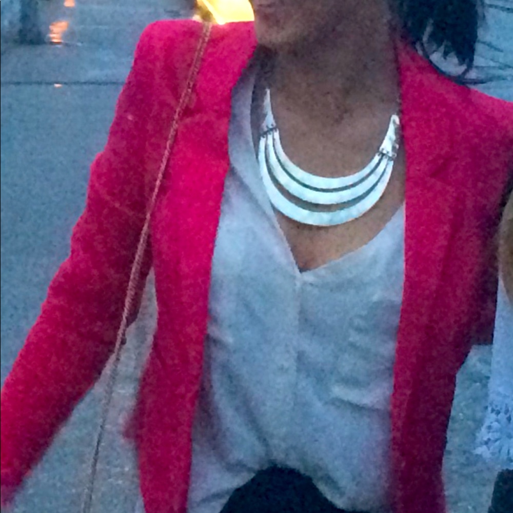 DIVIDED | Bright Pink Blazer